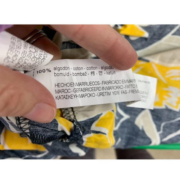 Zara Printed Tropical Poplin Skirt - Picture 2 of 10